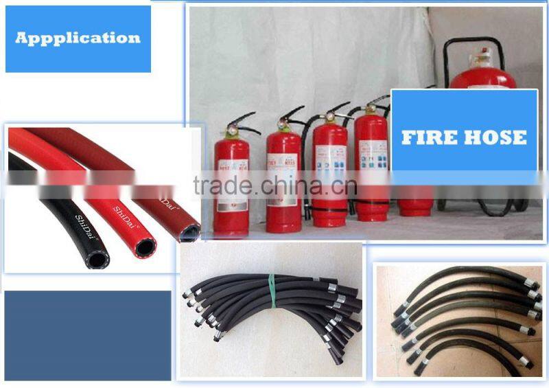 CCS SOLAS approved fire fighting pvc lining fire hose