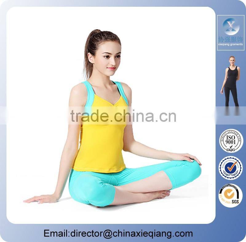 Hotsale fitness yoga wear suits, sexy yoga pants on sale