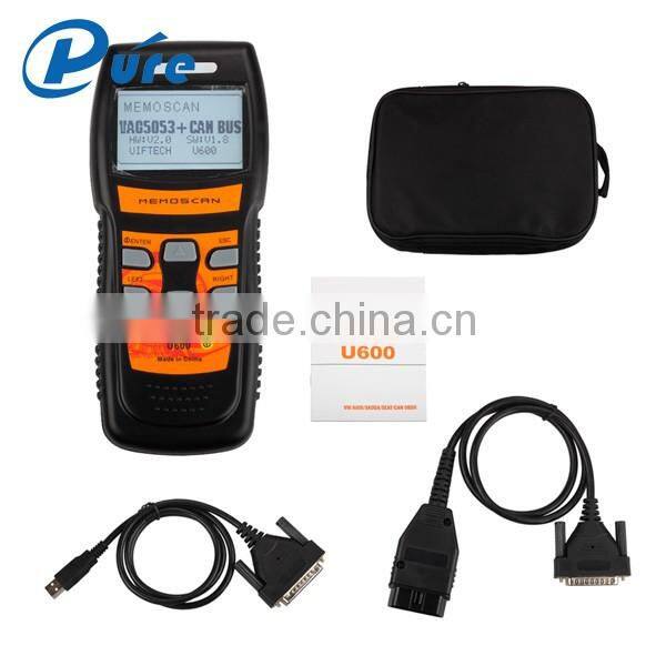 Update Online U600 OBD2 CAN Scanner Code Reader Live Data Memoscan U600 OBD2 CANBUS diagnostic scanner Read&Erase trouble codes