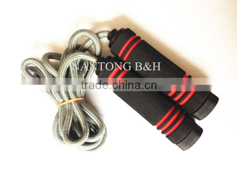 PP COTTON SKIPPING ROPE JUMP ROPE WITH FOAM HANDLE