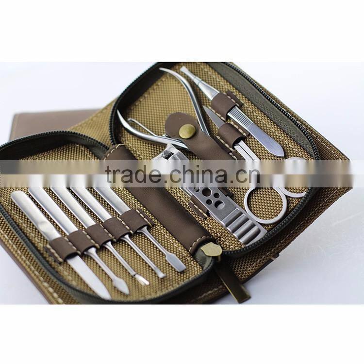 Bonvatt scissors inox manicure pedicure set souvenir case