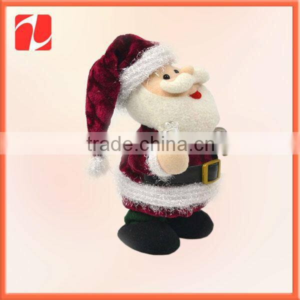 Exquisite pretty plush xmas toy OEM