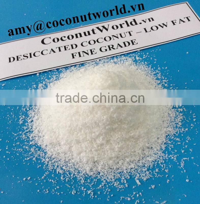 NEW CROP DESICCATED COCONUT- HIGH FAT AND LOW FAT