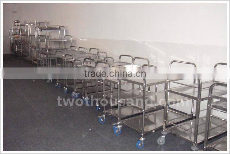 2017 TWOTHOUSAND Hot Carts With Wheels TT-BU105B Two Shelf Stainless Steel Meat Cart