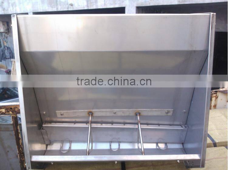 single-side stainless steel pig feed trough for sale