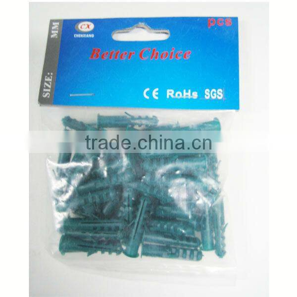 Plastic anchor Wall Plug With Red Color