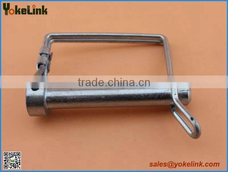 Square style wire tab lock pin
