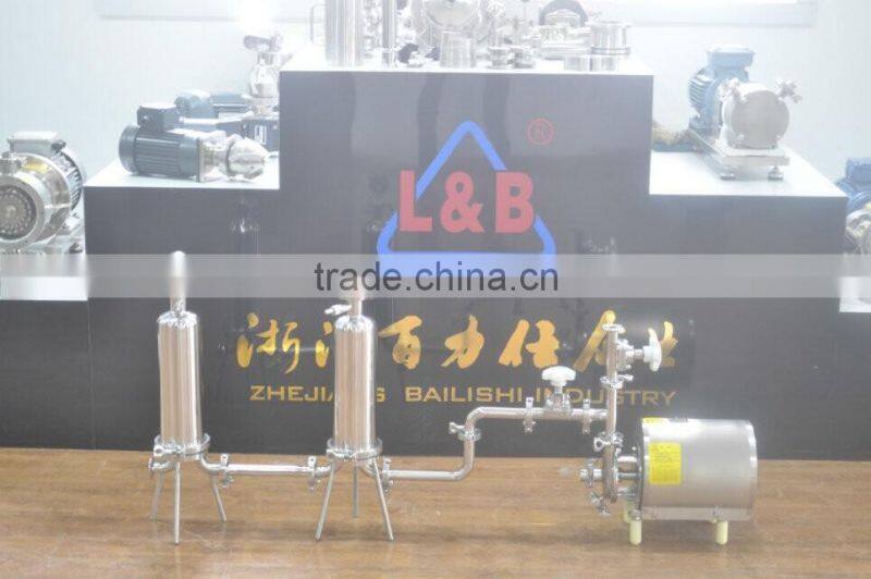 ss304/316 sanitary cartridge filter housing for liquid