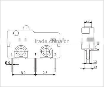 Micro switch 5a 250vac KW4-Z1P