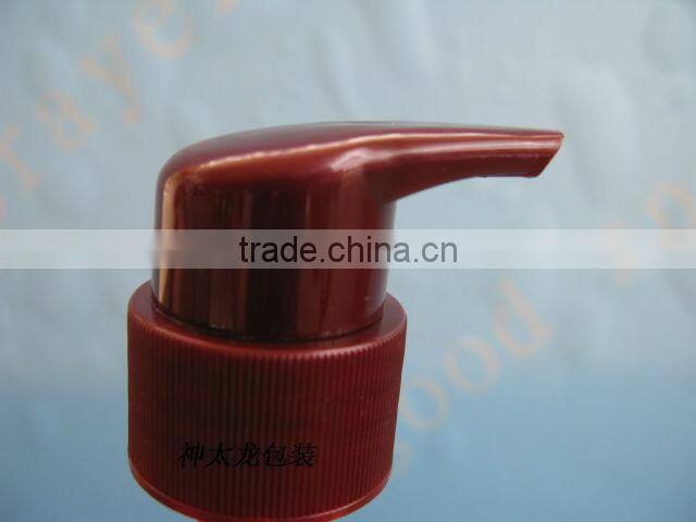 Plastic soap lotion pump with many sizes