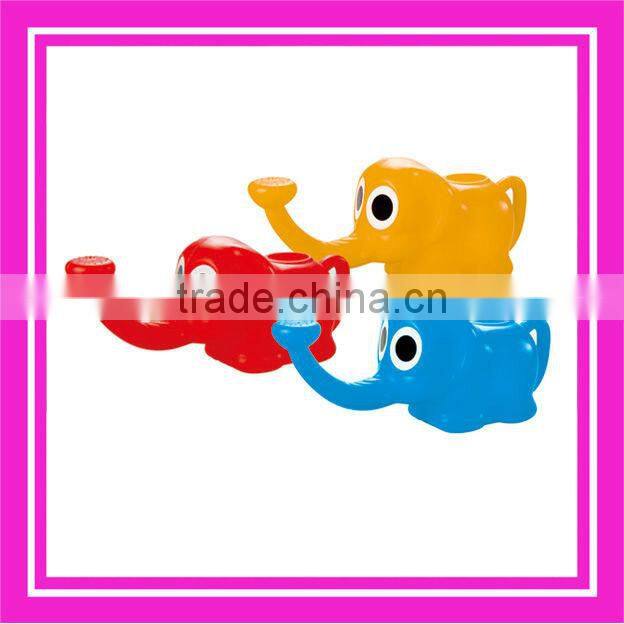 elephant cartoon plastic watering can for garden