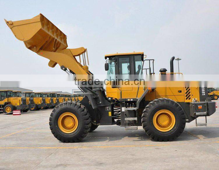 Chinese 6.0T Super/Large Wheel Loader (Lingong 3.5CBM CE Approved)
