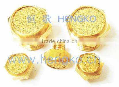 Sintered ss brass screen breather vent pneumatic air muffler