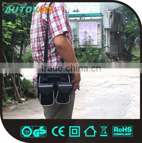 Fashion Waterproof leather bicycle saddle bag