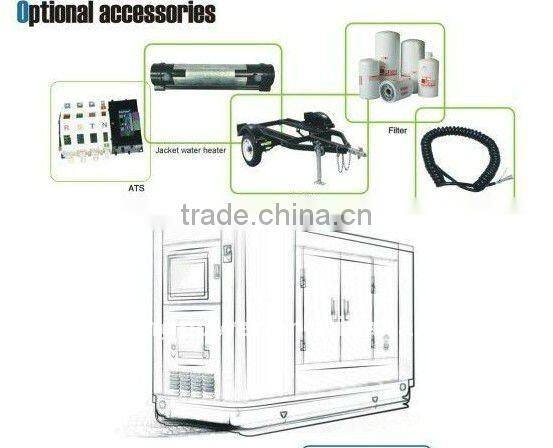 50Hz 400V Electric 2mw Trailer Mounted Containerized Diesel Generator With MTU