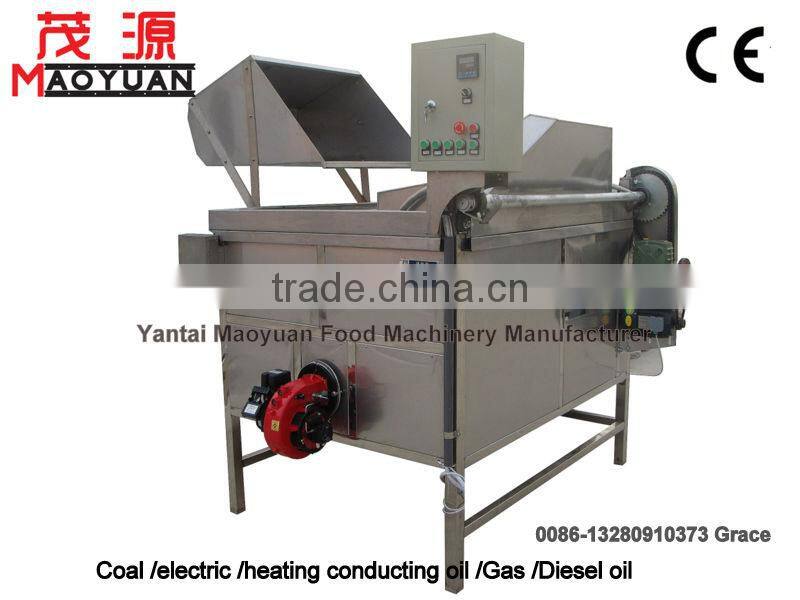 Industrial frying machine for peanuts, cashew nut,almond, beans