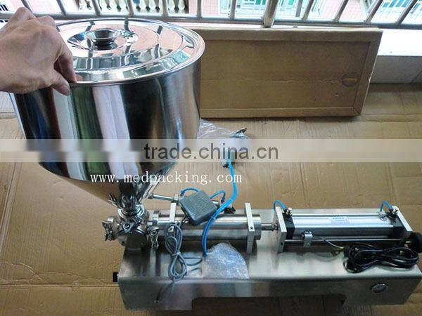 Single Head Pneumatic Paste And Cream Filling Machine 10-300ml filling range
