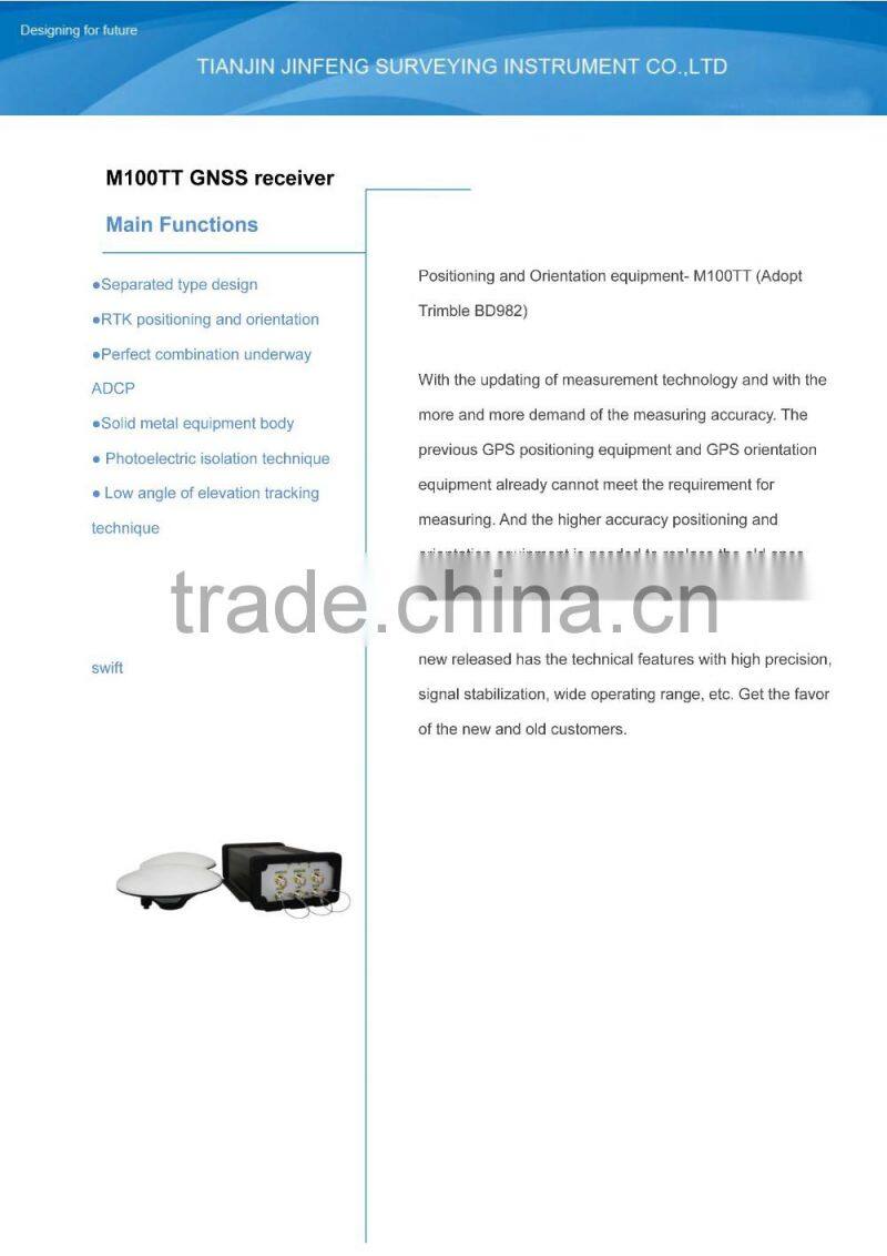 SunNav M100TT with GPS module Trimble BD982 OEM board