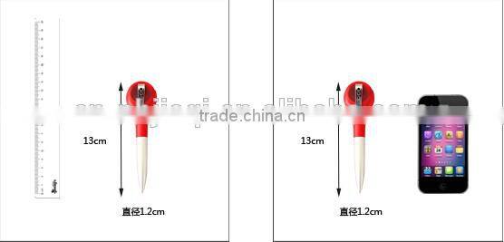 Multi-functional tapeline ball pen with metal clip