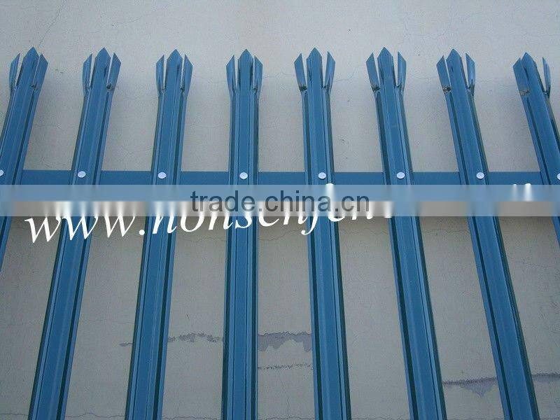 2015 Direct factory Palisade fence with W type