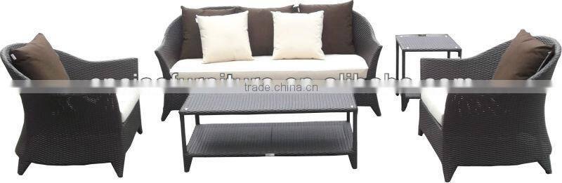 C - CF746 Foshan morden design patio rattan furniture garden sofa
