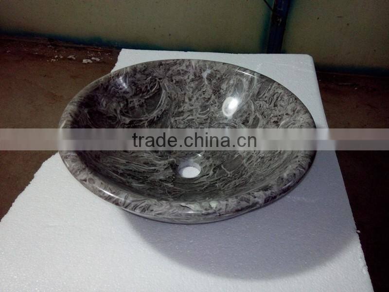 High quality of brown bowel sink for bathroom and countertop