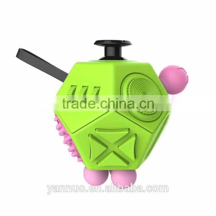 Decompression Dice Cube Magic Trick Game, Dodecahedron Fidget cube Toy used adult