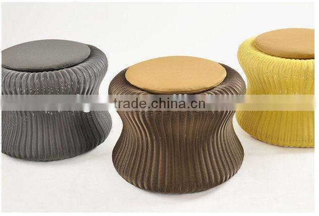 2017 Trade Assurance JINHUA SIGMA modern leisure design round rattan mini garden stool