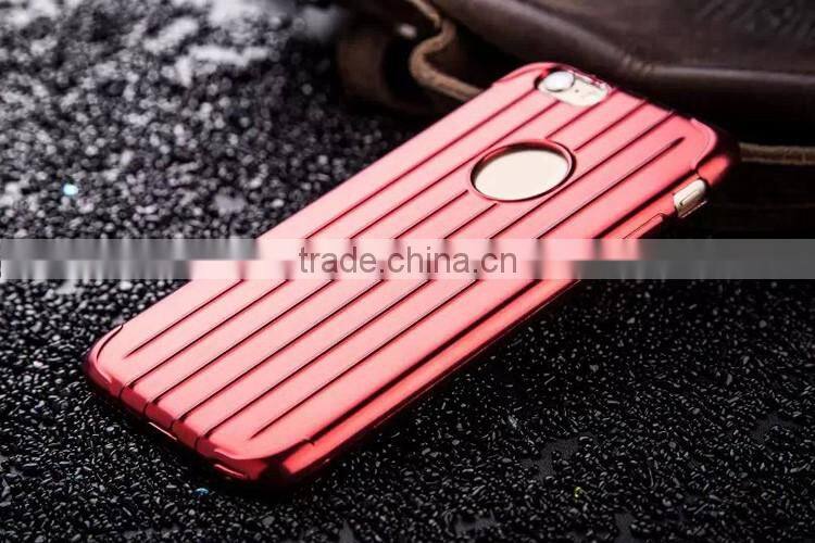 TPU electroplating protective case, trunk shape phone case for iphone 6