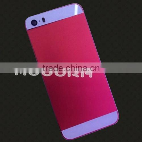 For iphone 5 colored housing, luxury case cover replacement,replacement housing