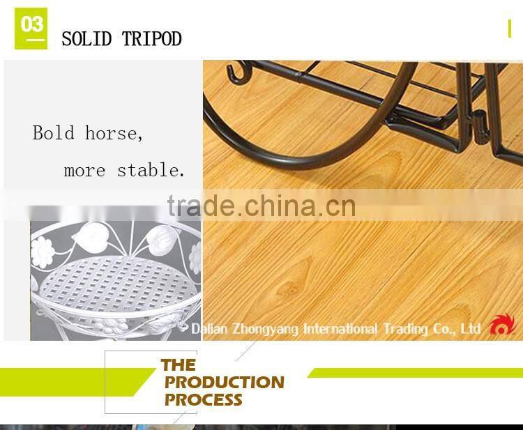 OEM vintage european metal wrought tall centerpiece church flower stand