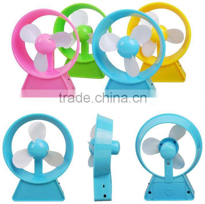 supply fashion USB battery dual-purpose clover mini fan