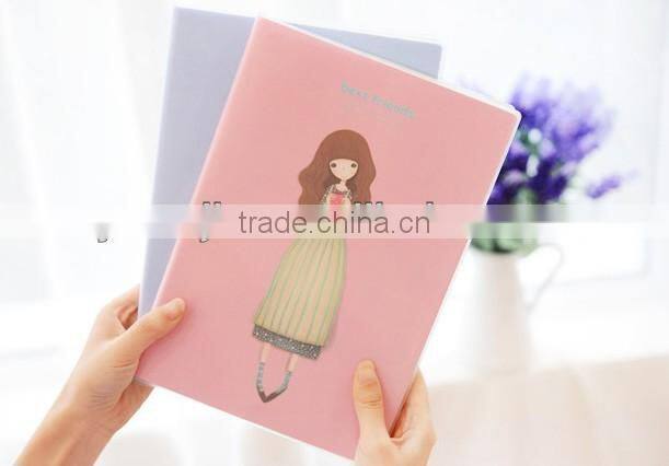 Creative cute cheap girls paper notebook