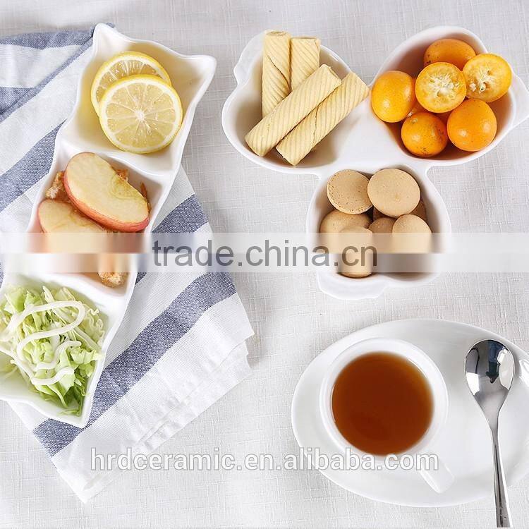 European porcelain fruit dish, ceramic decoration fruit tray