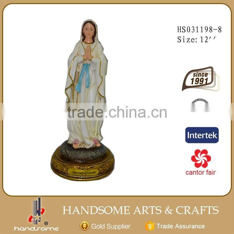 Madonna Holy Virgin Mary Rosary Holder Catholic Religious Gift Resin craft items