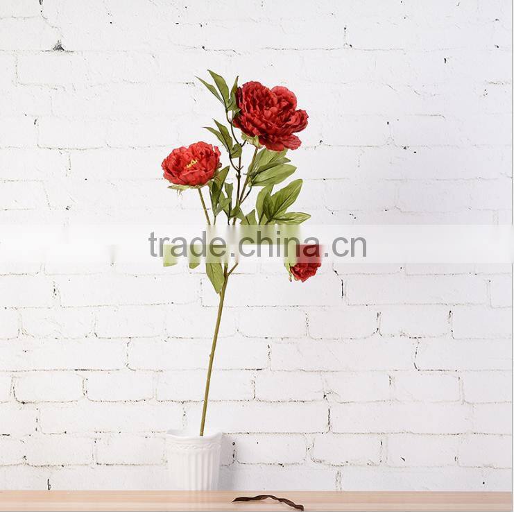 102cm artificial peony flowers,single flowers peony for home and office decoration