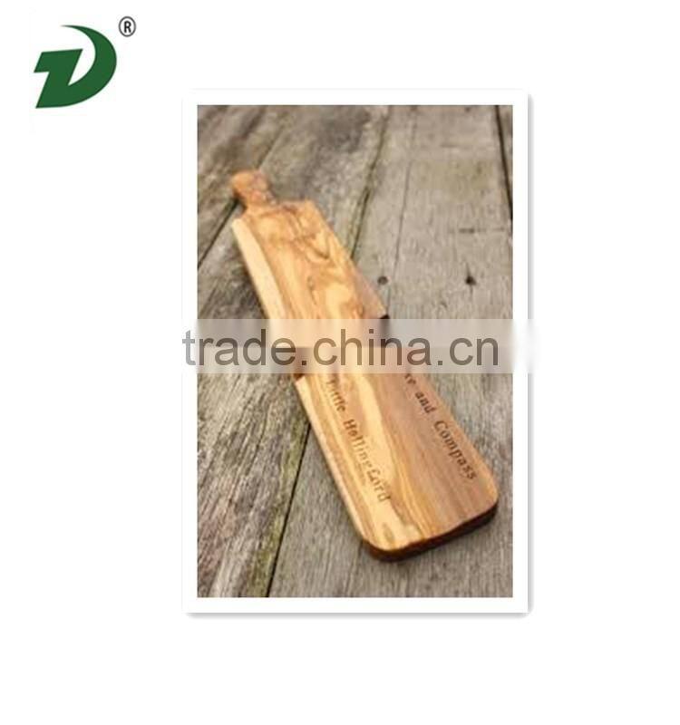 healthy and natural wood chopping cutting board/ salami