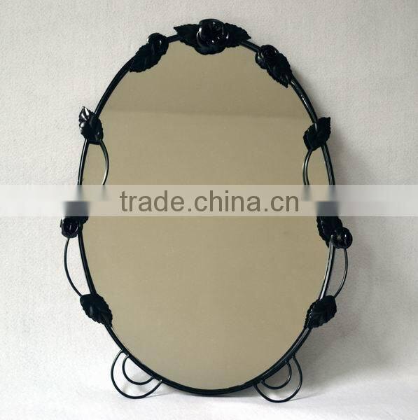 Metal mirror for decoration