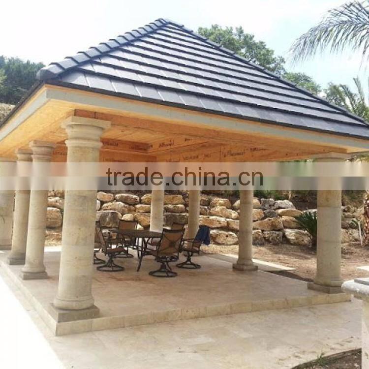 luxury house decor stone carving cantera stone columns