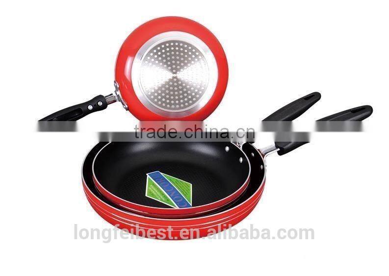 28cm,aluminium non-stick double bottom flat baking pan