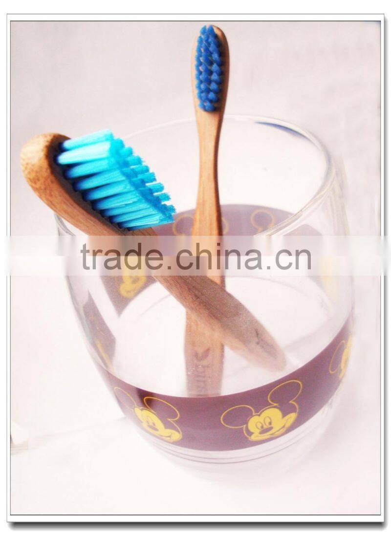 Natural bamboo toothbrush for children oral hygiene, home or hotel use toothbrush