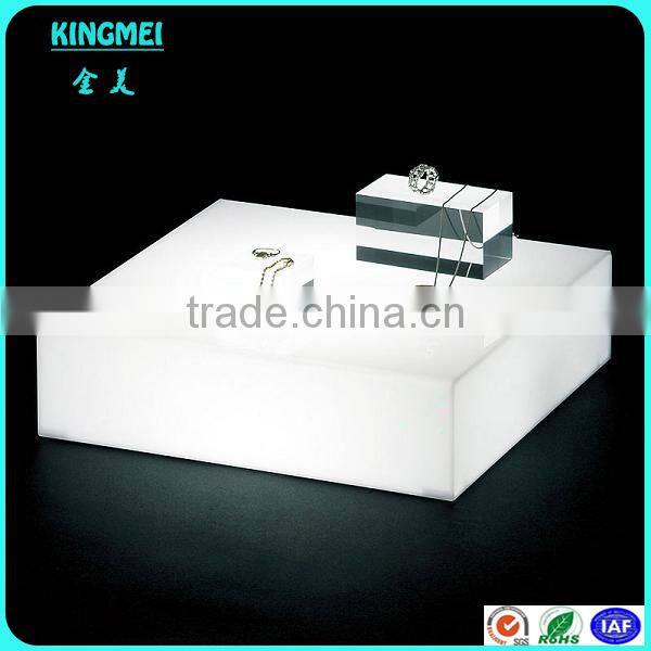 Customize your size and logo Transparent Wholesale 3 Drawers Acrylic Jewelry Universal Box