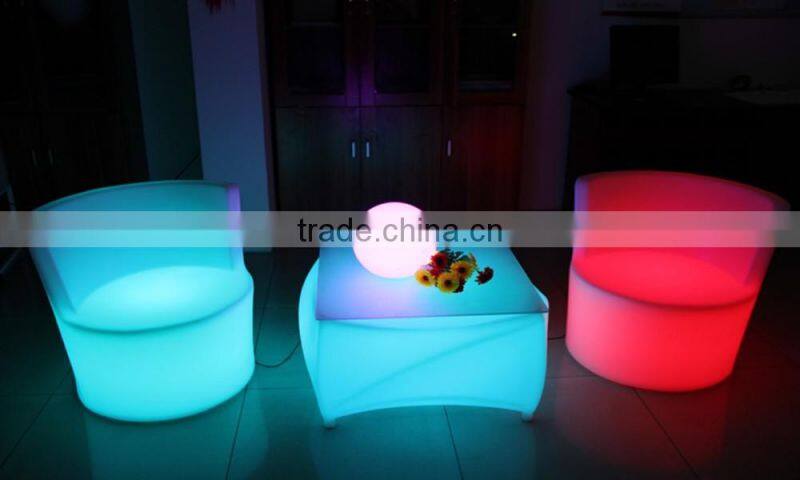 high quality colors changing rechargeable battery led bar table