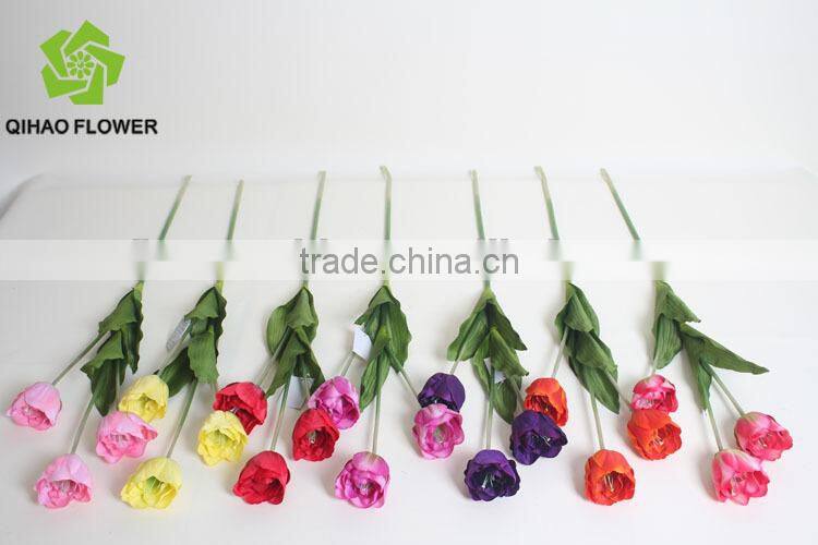Artificial Tulip Flowers for decoration Foshan Manufacturer