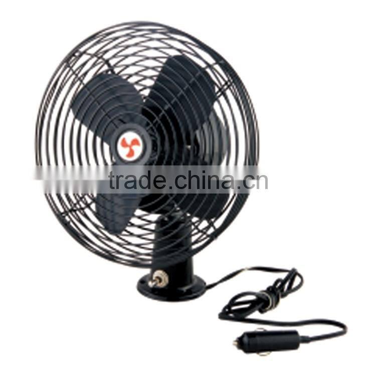 12V car air cooling fan 8" deluxe metal fan