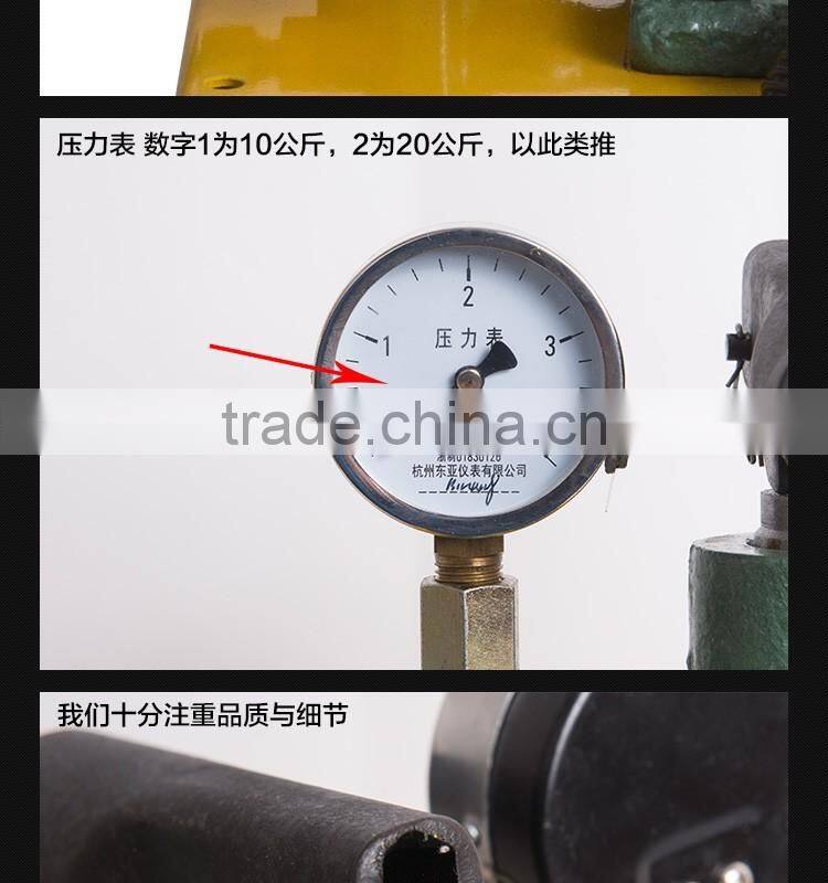manual hydrostatic test pump / hydraulic water pressure testing machine bench