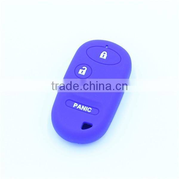 3 buttons silicone car key cover for honda in stcon much colors
