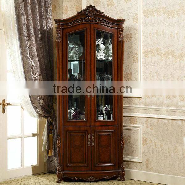 2013 new design wood antique corner cabinet