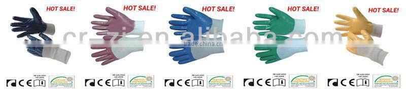 CR Cotton with Green Nitrile Gloves,examination gloves