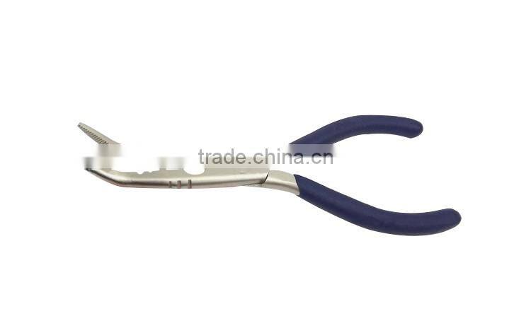 QJF-J30 Stainless steel fishing plier with dipped handle